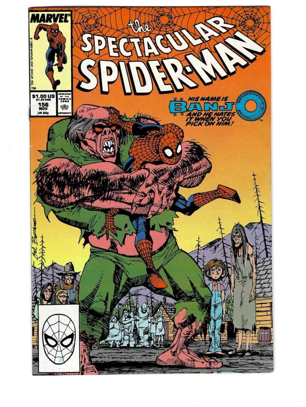 Spectacular Spider-Man #156 Vol. 1 Nov 1989 Marvel Comics 1st App High Grade